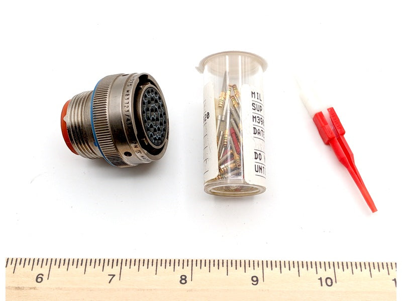 Amphenol Aerospace MS3475L18-32S New Genuine Original 32-Pin Straight Plug Circular Connector Electroless Nickel