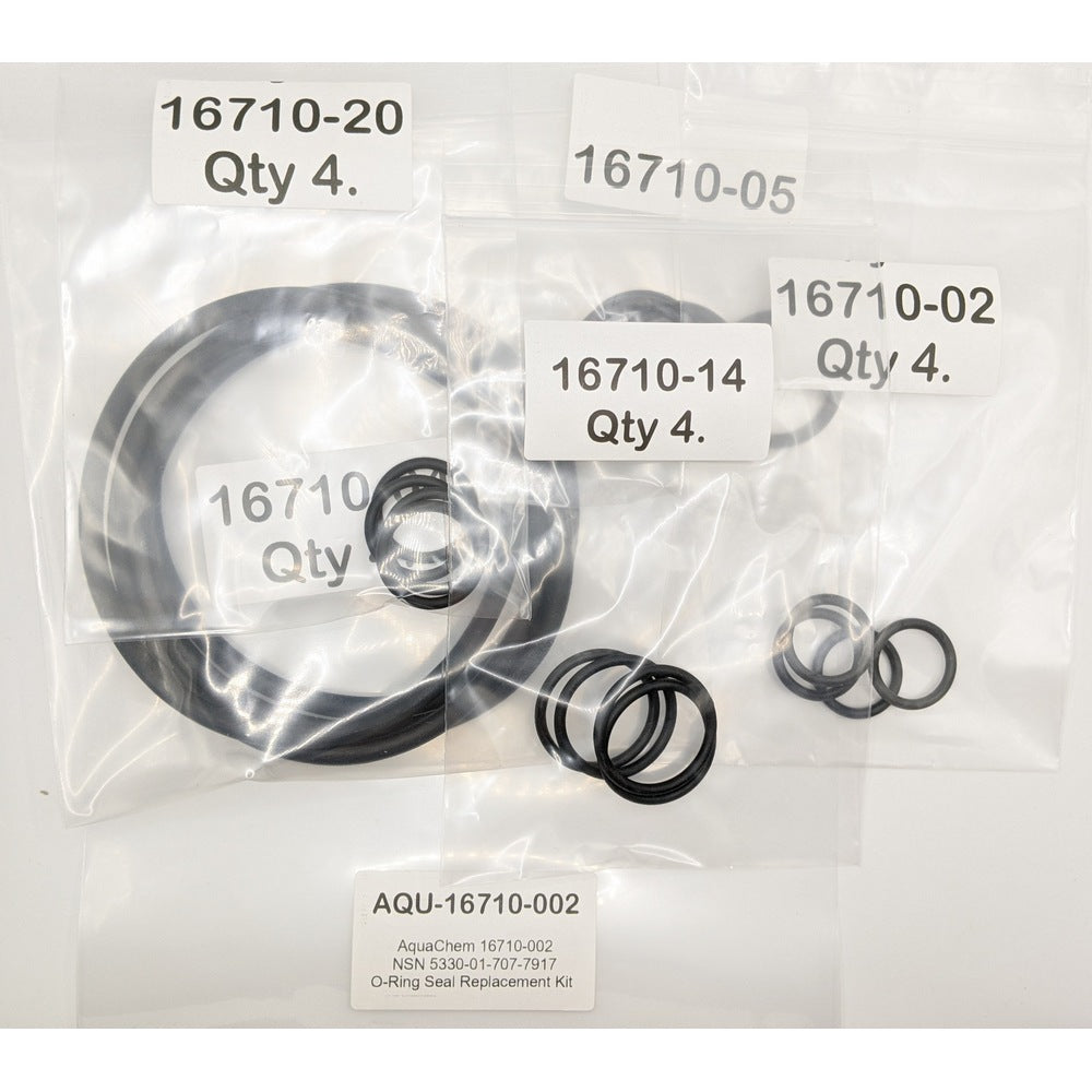 Aqua-Chem 16710-002 O-Ring Replacement Kit, New, 20 pcs.