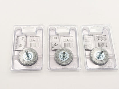 Avanti Crimped Wire Wheel, 3-Pack, 2" Diameter (CPW020WHLD01G)