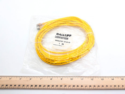 Balluff C49BNF00VY050M New Genuine Original Nano Sensor Cable 5m M8