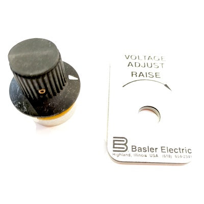 Basler Electric Voltage Adjust Rheostat Potentiometer 02682 5K with Plastic Plate