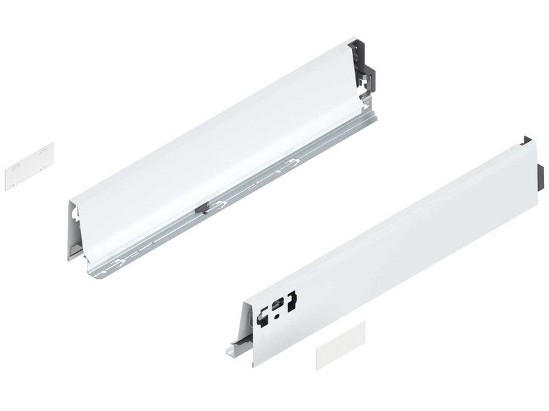 Blum 378M4002SA New Genuine Original TANDEMBOX Internal Drawer Side Set R+L White Aluminium 400mm