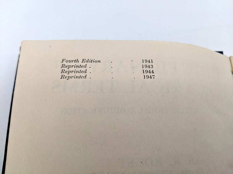 1947 Roget's Dictionary of Electrical Terms 4th Edition Vintage Electrical Engineering Book