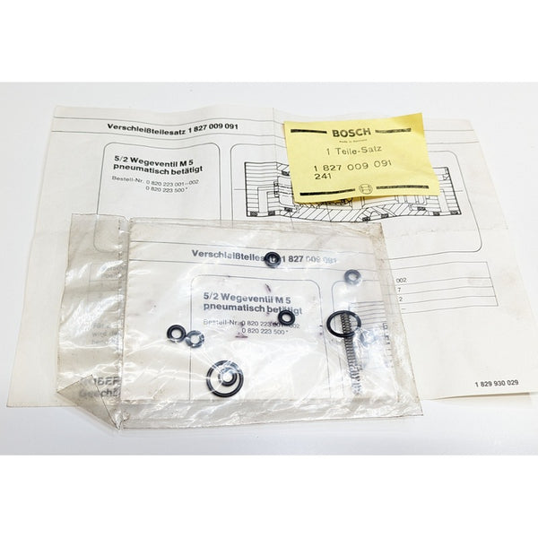 Bosch 1 827 009 091 Genuine Original OEM Wear Parts Set for Pneumatic Control Valve (1827009091)