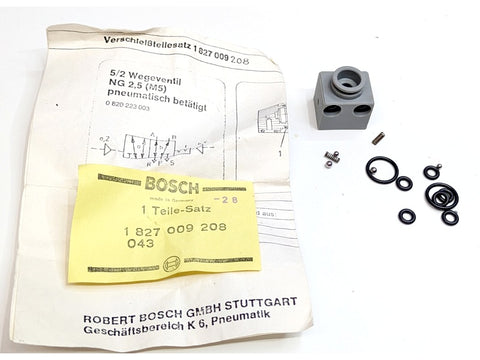 Bosch 1 827 009 208 Genuine Original OEM Wear Parts Set for Pneumatic Control Valve (1827009208)