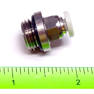 Bosch Rexroth Aventics Genuine Original OEM 2121004140 Straight Push-In Fitting, Pack of 8 (QR1-S-RPN-G014-DA04)