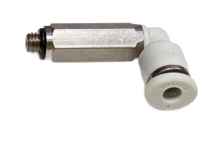 Bosch Rexroth Aventics 2122104050 New Genuine Original Long Elbow Fitting Pack of 10 (QR1-S-RVL-M005-DA04)