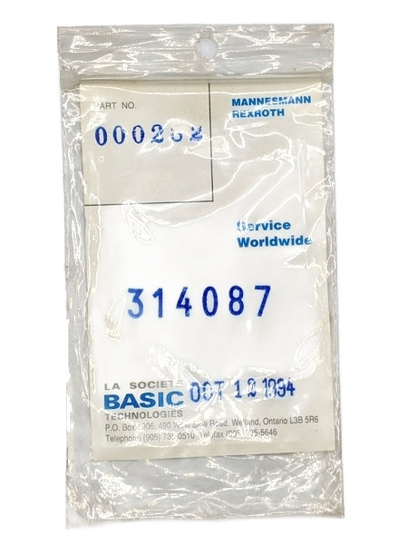 Bosch Mannesman Rexroth 314087 New Genuine Original Valve Seal Kit (6 x O-Rings)