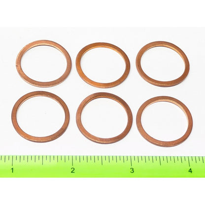 Bosch Rexroth Aventics R916462053 Genuine Original OEM Copper Seal, Pack of 6 (916462053)