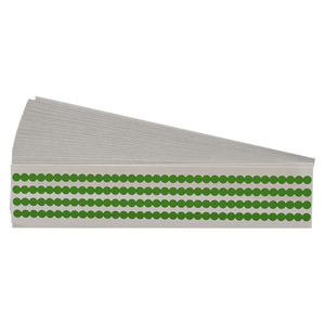Brady QD-25-DG-PK 49314 New Genuine Original Dark Green Quik Dots Vinyl Markers, Pack of 25 sheets