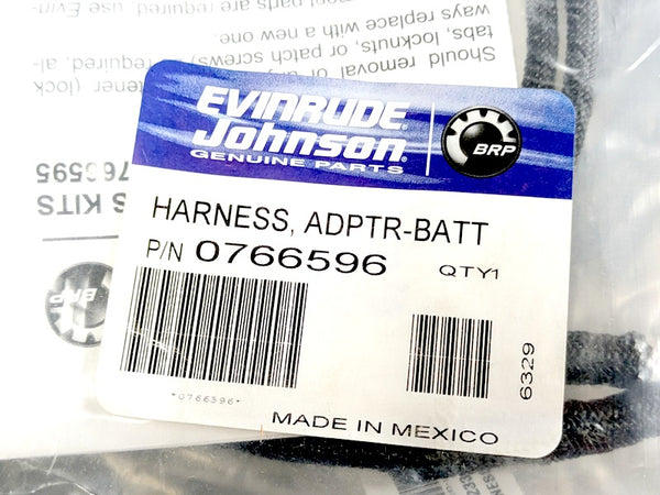 BRP/OMC/Evinrude/Johnson 0766596 Genuine Original OEM Battery Harness Adapter