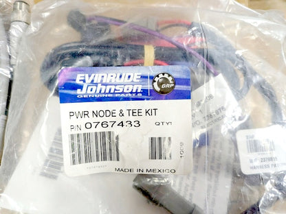 BRP/OMC/Evinrude/Johnson 0767433 Genuine Original OEM Power Node & Tee Kit