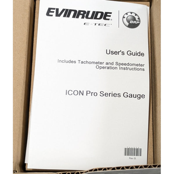 BRP/OMC/Evinrude/Johnson 0768007 Genuine Original OEM Tach Pro Tachometer Kit 4" Black 7000 RPM
