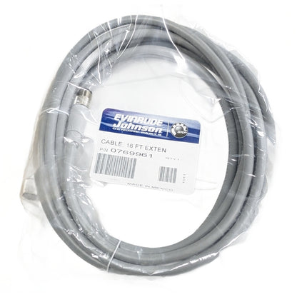 BRP/OMC/Evinrude/Johnson 0769961 Genuine Original OEM Boat Backbone Extension Cable 16 ft 5-pin