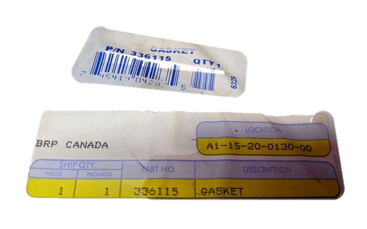 BRP/Evinrude/Johnson/OMC 336115 Genuine Original OEM Exhaust Housing Gasket (0336115)