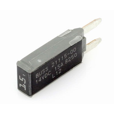 Eatons Bussmann 21115-00, Pack of 10, ATM Fuse Circuit Breaker, Type I Reset, 15A