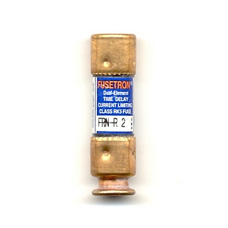 Bussmann FRN-R-2 2A Fusetron Dual Element Time-Delay Current Limiting Fuse