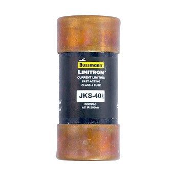 Eaton Bussmann JKS-40 Class J fuse, fast-acting, current limiting fuse, 40 A