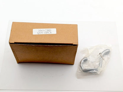 Canaropa 3543 C26D Traditional Coat & Hat Hook, Zinc Diecast, Box of 10