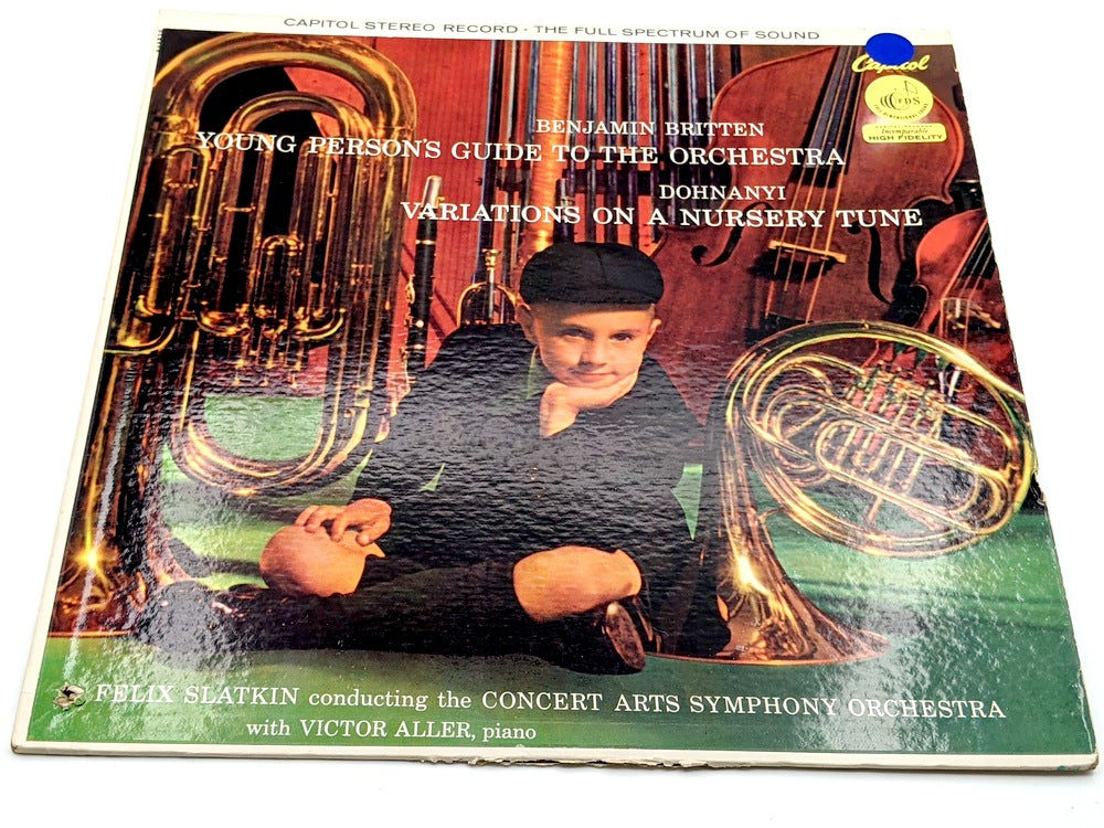 Vinyl LP, Benjamin Britten Young Person's Guide To The Orchestra, Capitol SP8373
