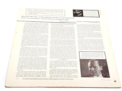 Vinyl LP, Benjamin Britten Young Person's Guide To The Orchestra, Capitol SP8373