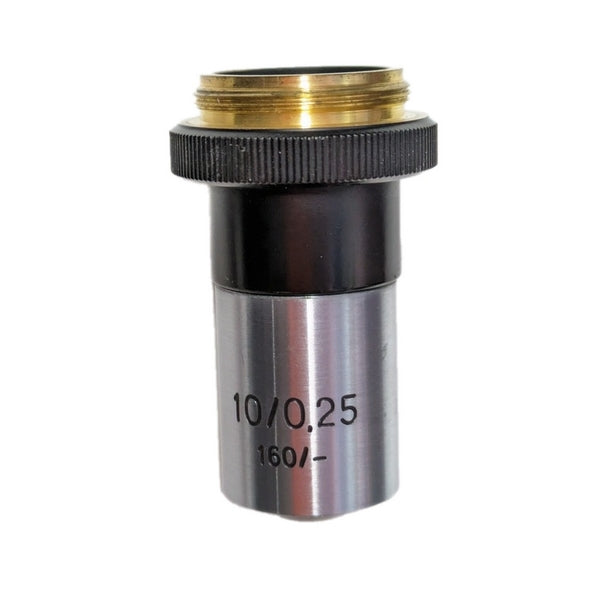 Carl Zeiss Jena 10/0.25 160/- Genuine Original Achromatic Microscope Objective