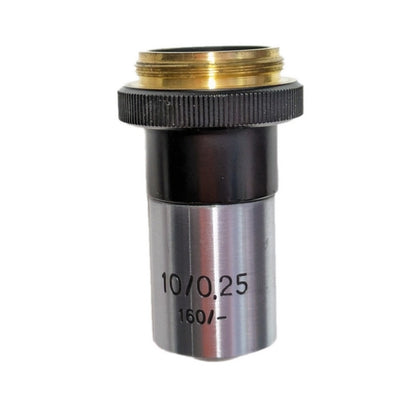 Carl Zeiss Jena 10/0.25 160/- Genuine Original Achromatic Microscope Objective