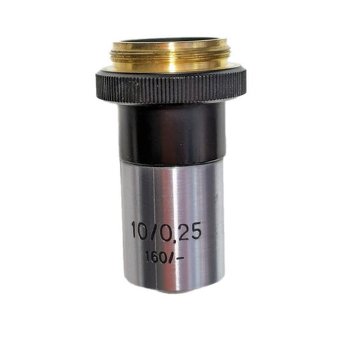 Carl Zeiss Jena 10x Microscope Objective 10/0.25 160/-