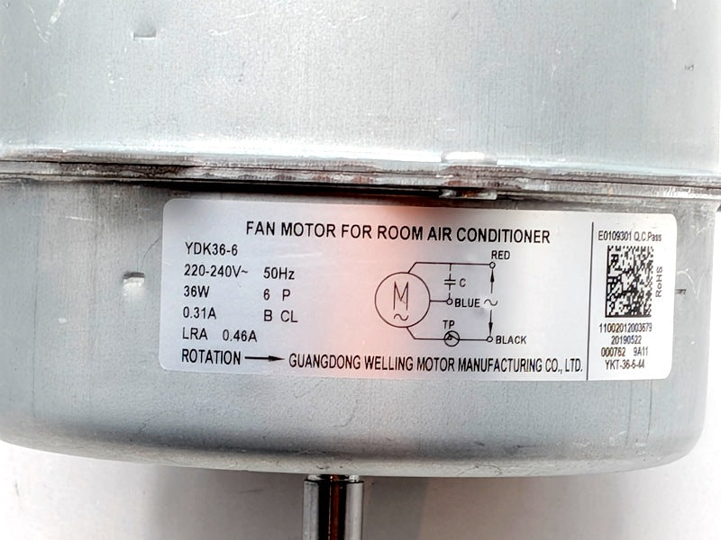 Carrier 11002012003679 New Genuine Original 36W Fan Motor