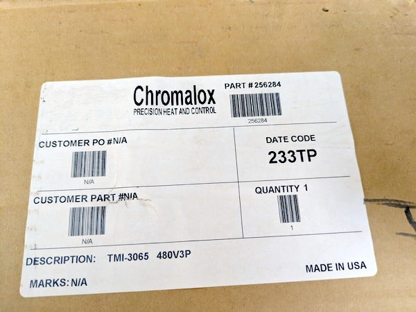 Chromalox TMI-3065 480V 1-3P 6KW 60Hz Flanged Immersion Heater