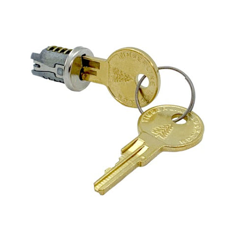CompX Timberline LP-100-100TA Lock Plug, Keyed #100TA, Bright Nickel (LP100, LP100100TA)