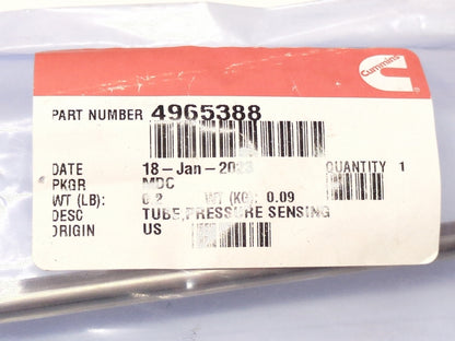 Cummins 4965388 New Genuine Original Pressure Sensing Tube