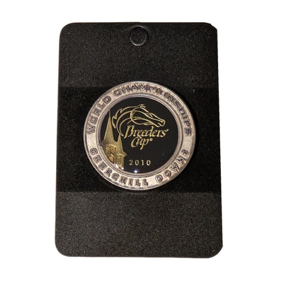 Breeders Cup 2010 World Championship New Lapel Pin, Gold Tone, Souvenir, Collectible