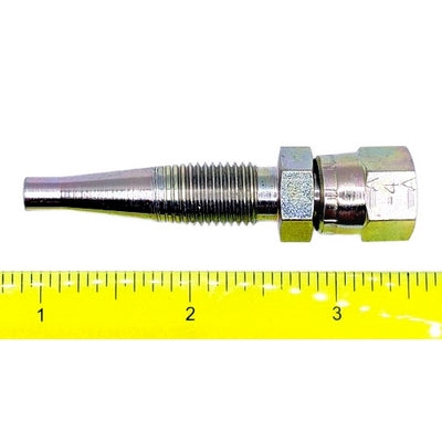 Aeroquip by Danfoss (previously Eaton) 4103-4-4-4S Reusable Hose Fitting, Female 37°, JIC Swivel Straight