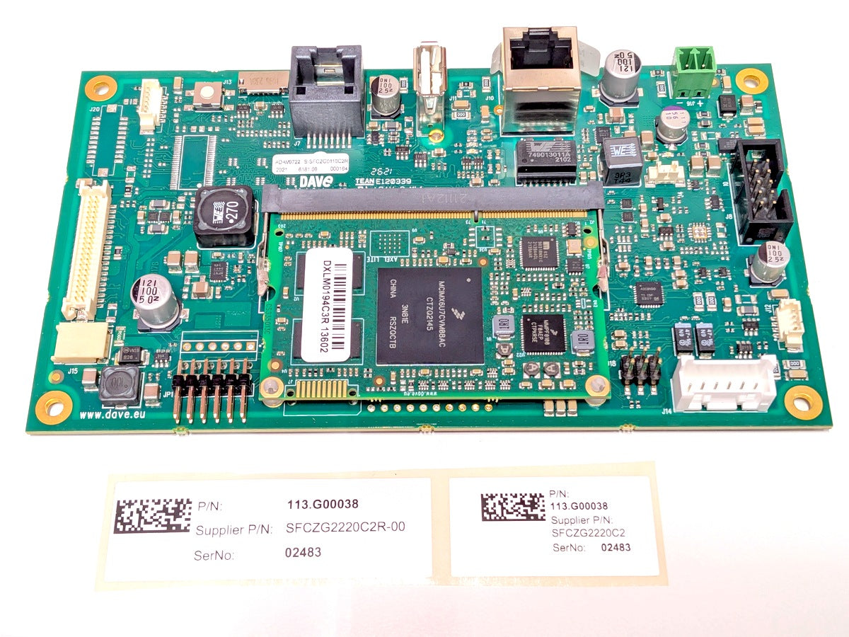 DAVE Embedded Systems 113.G00038 AxelLite Industrial Embedded Controller SBC SFCZG2220C2R-00