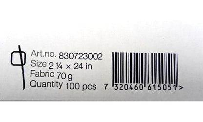 DeLaval 830723002 New Genuine Original White Milk Filters Sewn Sock Wet Laid Fabric 2-1/4 x 24 inch 70g Box of 100