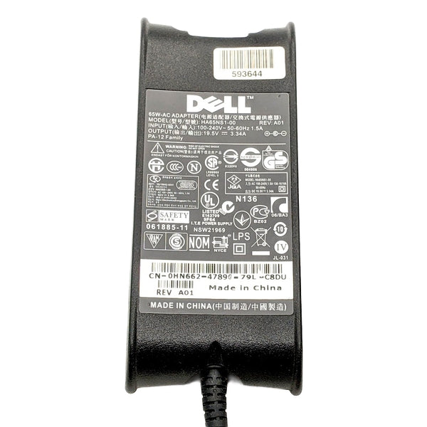Dell HA65NS1-00 Genuine Original OEM 65W AC Adaptor