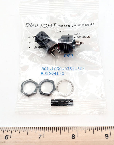 Dialight 801-1030-0331-504 New Genuine Original MS25041-2 Press-To-Test Indicator Light
