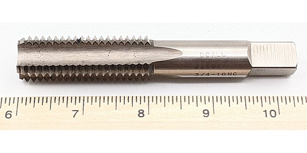 Doall 28013 Straight Bottoming Tap 3/4-10 NC HS GH3