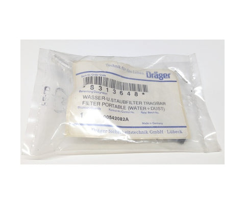 Dräger 8313648 New Genuine Original Water & Dust Filter with 6 cm Hose (Draeger)
