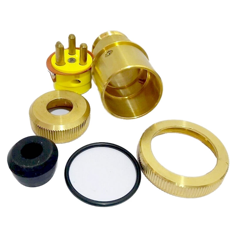 Eaton Pauluhn Crouse-Hinds 420BP-125 New Genuine Original Brass Marine Plug