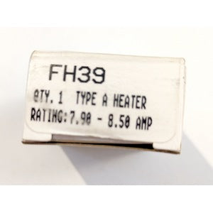 Cutler-Hammer/Eaton FH39 NEMA Starter Overload Relay Type A Heater Element, 7.9-8.5A