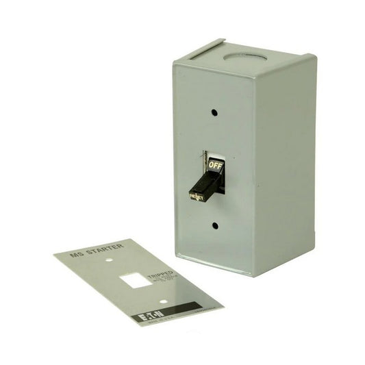 Eaton Cutler-Hammer MST02SN Manual Motor Starter, Enclosed, 1PH, 2P, MS Series