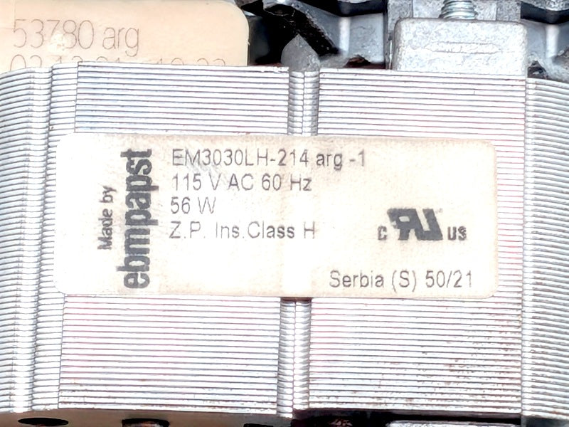ebm-papst QLZ06/0030A109-3030LH-214 Used Tangential Blower 115V 56W