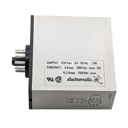 Electromatic S-System SV 220 115 Liquid Level Control Dual Level 11-Pin Relay (SV-220-115, SV220115)