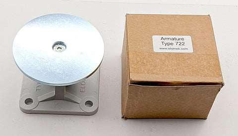 Elomek Type 722 Armature Magnetic Door Holder Plate, 55mm Diameter