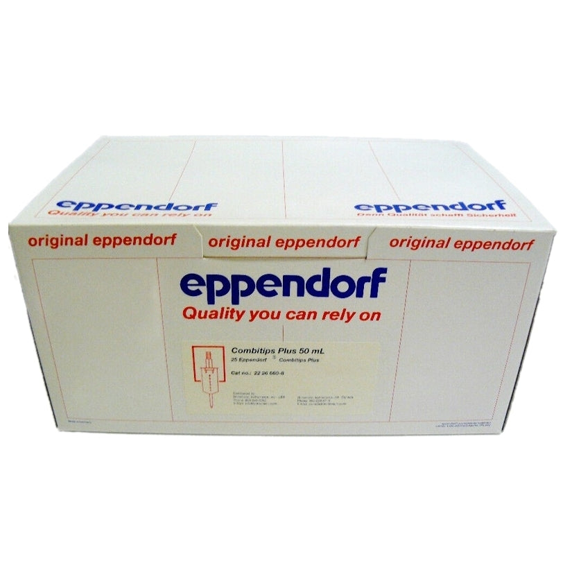 Eppendorf 22 26 660-8 Combitips Plus 50 mL, 25 Pack (22266608)