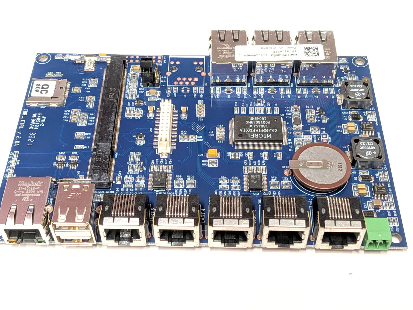 FAAC 113.G000060 New Genuine Original EBB Control Board With KSZ8895FQXI Ethernet Switch