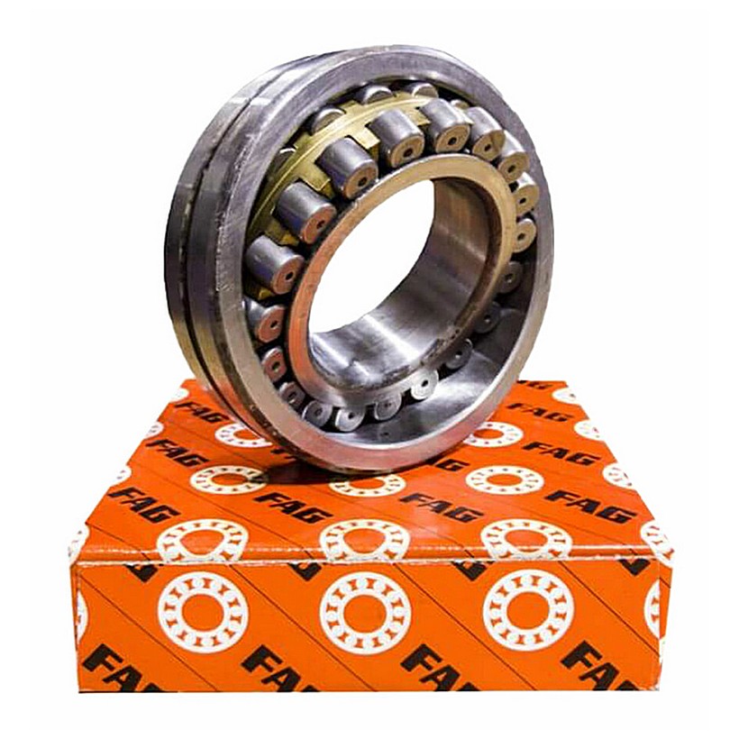 FAG 23028-E1A-M Double Row Spherical Roller Bearing, Brass Cage, 140x210x53mm (23028E1AM)