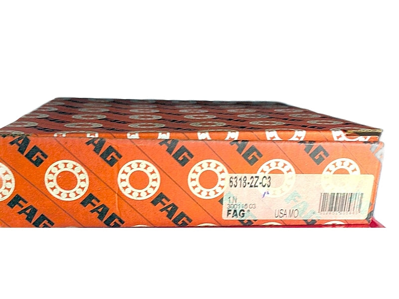 FAG 6318-2Z/C3 Deep Groove Single Row Double Sealed Bearing 90x190x43mm